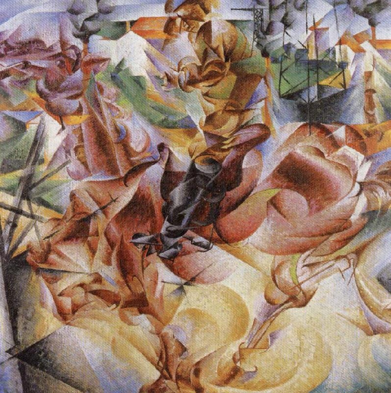 Umberto Boccioni Elasticity china oil painting image